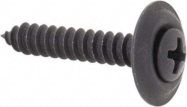 Value Collection - #8 Oval Head Phillips Sheet Metal Screw - Steel, 1" OAL, Grade 2 - Apex Tool & Supply