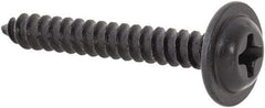 Au-Ve-Co Products - #6 Flat Head Phillips Sheet Metal Screw - Steel, 1" OAL, Grade 2 - Apex Tool & Supply