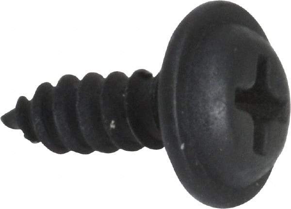 Value Collection - #8 Flat Head Phillips Sheet Metal Screw - Steel, 1/2" OAL, Grade 2 - Apex Tool & Supply