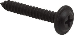 Value Collection - #10 Flat Head Phillips Sheet Metal Screw - Steel, 1-1/4" OAL, Grade 2 - Apex Tool & Supply