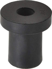 Au-Ve-Co Products - 1/4-20, 0.74" Diam x 0.187" Thick Flange, Rubber Insulated Rivet Nut - UNC Thread, Neoprene, 0.642" Long x 1/2" Body Diam, 0.829" OAL - Apex Tool & Supply