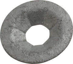 Au-Ve-Co Products - 7/16" OD, Spring Steel Push Nut - Zinc-Plated, 5/32" Shaft Diam - Apex Tool & Supply