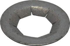 Value Collection - 5/8" OD, Spring Steel Push Nut - Zinc-Plated, 5/16" Shaft Diam - Apex Tool & Supply