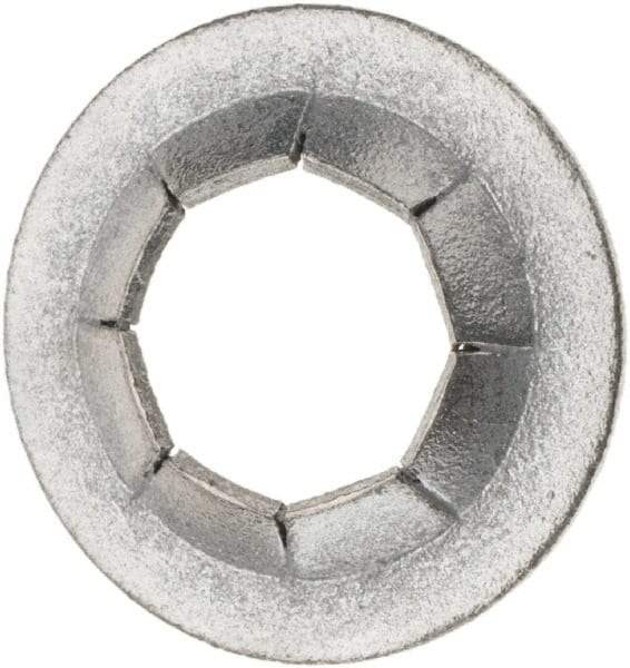 Value Collection - 3/4" OD, Spring Steel Push Nut - Zinc-Plated, 3/8" Shaft Diam - Apex Tool & Supply