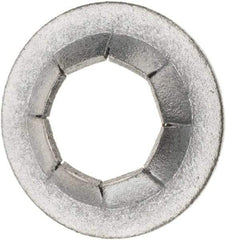 Value Collection - 3/4" OD, Spring Steel Push Nut - Zinc-Plated, 3/8" Shaft Diam - Apex Tool & Supply