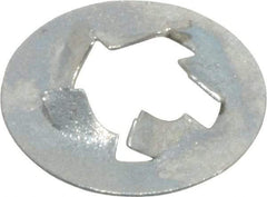 Value Collection - 1/4" Screw, 1/2" OD, Spring Steel Push Nut - Zinc-Plated - Apex Tool & Supply