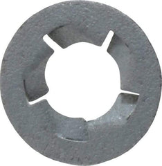 Au-Ve-Co Products - 5/16" Screw, 5/8" OD, Spring Steel Push Nut - Zinc-Plated - Apex Tool & Supply