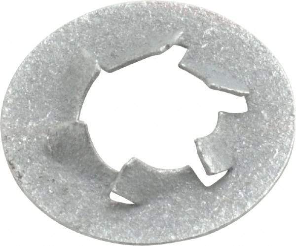 Value Collection - 3/8" Screw, 25/32" OD, Spring Steel Push Nut - Zinc-Plated - Apex Tool & Supply