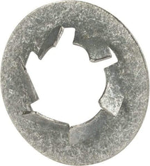 Value Collection - 7/16" Screw, 27/32" OD, Spring Steel Push Nut - Zinc-Plated - Apex Tool & Supply