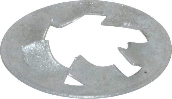 Value Collection - 1/2" Screw, 15/16" OD, Spring Steel Push Nut - Zinc-Plated - Apex Tool & Supply