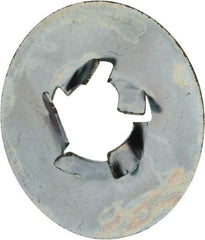 Au-Ve-Co Products - M6x1.00 Screw, 17mm OD, Spring Steel Push Nut - Zinc-Plated - Apex Tool & Supply