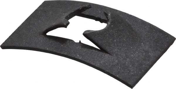Value Collection - #6 to 32 Screw Size, 5/16" Long x 1/2" Wide, Rectangular Speed Nut - Spring Steel, Black Phosphate Finish, For Threaded Fasteners - Apex Tool & Supply