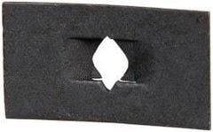 Value Collection - #8 to 32 Screw Size, 1/2" Long x 7/8" Wide, Rectangular Speed Nut - Spring Steel, Black Phosphate Finish, For Threaded Fasteners - Apex Tool & Supply
