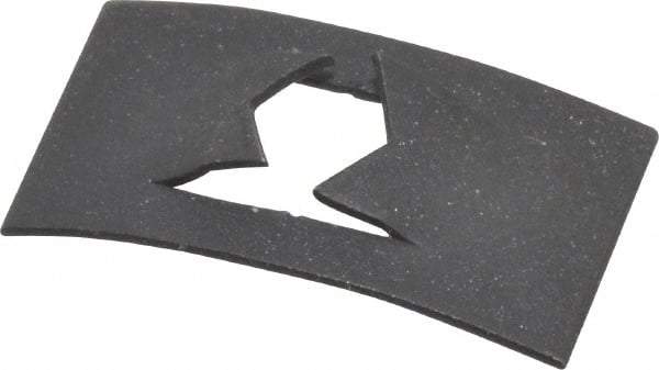 Value Collection - #10 to 24 Screw Size, 7/16" Long x 3/4" Wide, Rectangular Speed Nut - Spring Steel, Black Phosphate Finish, For Threaded Fasteners - Apex Tool & Supply