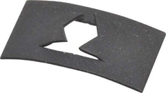 Value Collection - #10 to 24 Screw Size, 7/16" Long x 3/4" Wide, Rectangular Speed Nut - Spring Steel, Black Phosphate Finish, For Threaded Fasteners - Apex Tool & Supply