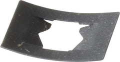 Value Collection - 7/16" Long x 5/8" Wide, Rectangular Speed Nut - 1/4" Hole Diam, Spring Steel, Black Phosphate Finish, For Nonthreaded Fasteners - Apex Tool & Supply