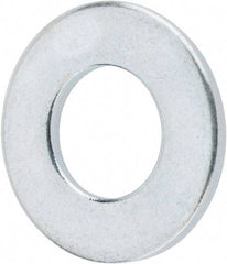 Value Collection - 5/16" Screw, Steel SAE Flat Washer - 11/32" ID x 11/16" OD, 1/16" Thick, Zinc-Plated Finish - Apex Tool & Supply