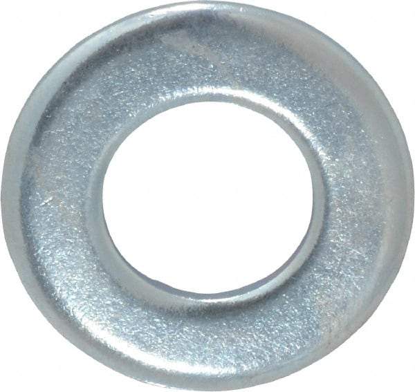 Value Collection - 7/16" Screw, Steel SAE Flat Washer - 15/32" ID x 59/64" OD, 1/16" Thick, Zinc-Plated Finish - Apex Tool & Supply