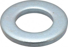Value Collection - 3/4" Screw, Steel SAE Flat Washer - 13/16" ID x 1-1/2" OD, 9/64" Thick, Zinc-Plated Finish - Apex Tool & Supply