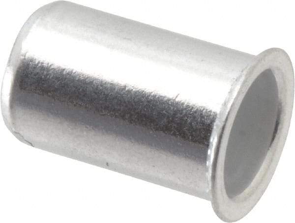 Value Collection - #8-32, 0.01 to 0.08" Grip, #2, Aluminum Standard Rivet Nut - Expander Head - Apex Tool & Supply