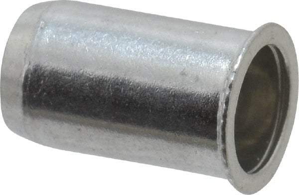 Value Collection - #10-24, 0.01 to 0.08" Grip, Aluminum Standard Rivet Nut - Drill Size Letter F, Expander Head - Apex Tool & Supply