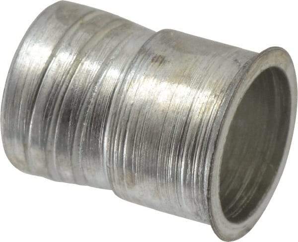 Marson - #10-24, 3/8" OAL, Thread-Sert Threaded Insert - 0.281" Hole Diam, 0.314" Head Diam, Steel - Apex Tool & Supply