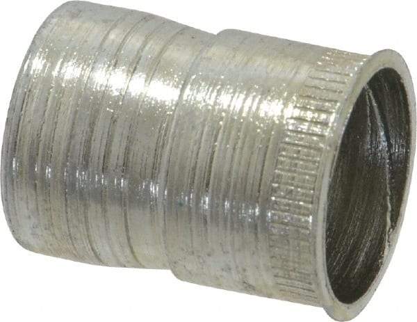 Marson - 3/8-16, 0.74" OAL, Thread-Sert Threaded Insert - 0.562" Hole Diam, 0.6" Head Diam, Steel - Apex Tool & Supply