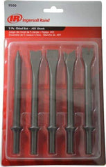 Ingersoll-Rand - 7" OAL, 0.78" Shank Diam, Chisel Set - Round Shank, Steel - Apex Tool & Supply
