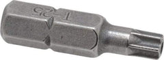 Value Collection - Tamper Resistant Torx Screwdriver Bit - 1" OAL - Apex Tool & Supply