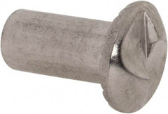 Value Collection - #10-24 Thread Screw & Barrel, Truss Head, One Way Drive, Stainless Steel Sex Bolt & Binding Post - 1/2" Length Under Head, 1/2" Long Barrel, Grade 18-8 - Apex Tool & Supply
