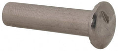 Value Collection - #10-24 Thread Screw & Barrel, Truss Head, One Way Drive, Stainless Steel Sex Bolt & Binding Post - 3/4" Length Under Head, 3/4" Long Barrel, Grade 18-8 - Apex Tool & Supply