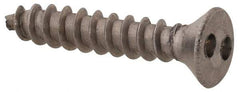 Made in USA - #6 Flat Head Spanner Sheet Metal Screw - Stainless Steel, 3/4" OAL, Grade 18-8 - Apex Tool & Supply