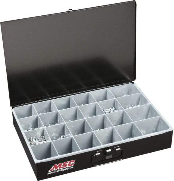 Value Collection - #8-32 to 1/4-20 Thread, 3,312 Piece Steel Nut & Washer Assortment - Grade 2, #6-32 to 1/4-20" Screw - Apex Tool & Supply