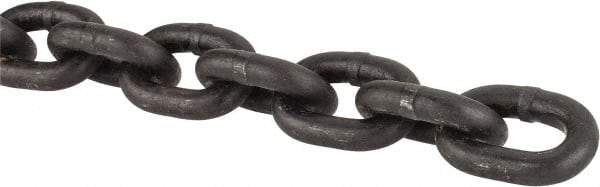 Peerless Chain - 5/16" Welded Alloy Chain - 4,300 Lb Capacity, Grade 80, Alloy Steel, Black Finish - Apex Tool & Supply