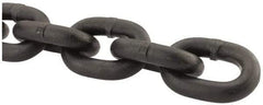 Peerless Chain - 1/2" Welded Alloy Chain - 12,000 Lb Capacity, Grade 80, Alloy Steel, Black Finish - Apex Tool & Supply