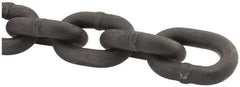 Peerless Chain - 5/8" Welded Alloy Chain - 18,100 Lb Capacity, Grade 80, Alloy Steel, Black Finish - Apex Tool & Supply