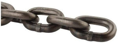 Peerless Chain - 1/2" Welded High Test Chain - 9,200 Lb Capacity, Grade 43, Carbon Steel, Standard Finish - Apex Tool & Supply