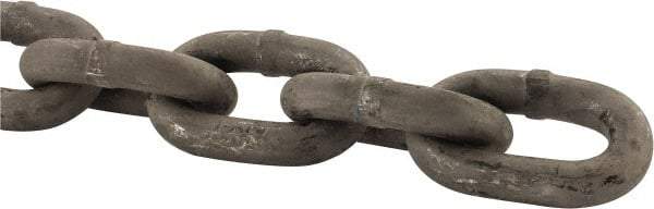 Peerless Chain - 4500 Lbs. Load Capacity, Carbon Steel Proof Coil Chain - 3 Grade, 1.509 Inch Inside Long x 0.819 Inch Inside Wide - Apex Tool & Supply