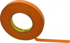 3M - 3/4" Wide x 60 Yd Long Orange Paper Masking Tape - Series 2525, 9.5 mil Thick, 49 In/Lb Tensile Strength - Apex Tool & Supply