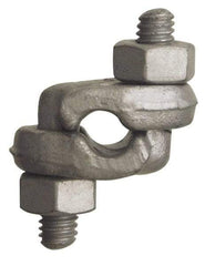 Value Collection - 9/16, 5/8" Wire Rope Double Saddle Clip - Forged Steel - Apex Tool & Supply