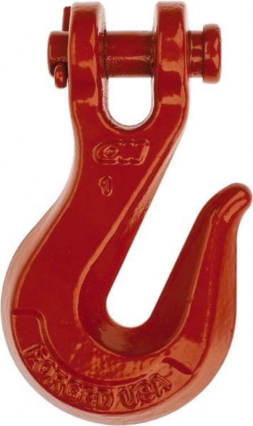 CM - 3/8 Inch Chain Diameter, Grade 80 Clevis Hook - Apex Tool & Supply