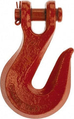 CM - 5/8 Inch Chain Diameter, Grade 80 Clevis Hook - 18,100 Lbs. Load Capacity, 3/04 Inch Inside Diameter, 3/4 Inch Pin Diameter, 3/4 Inch Hook Throat, 4-5/16 Inch Hook Width - Apex Tool & Supply