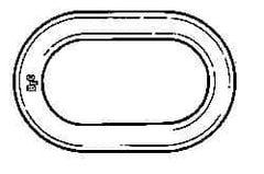 Peerless Chain - Alloy Steel Oblong Assembly - 1-1/2 Inch Diameter, 49,000 Lbs. Load Limit - Apex Tool & Supply