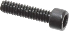Unbrako - #0-80 UNF Hex Socket Drive, Socket Cap Screw - Alloy Steel, Black Oxide Finish, 1/4" Length Under Head - Apex Tool & Supply