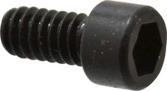 Unbrako - #2-56 UNC Hex Socket Drive, Socket Cap Screw - Alloy Steel, Black Oxide Finish, 3/16" Length Under Head - Apex Tool & Supply