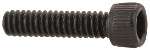 Unbrako - #2-56 UNC Hex Socket Drive, Socket Cap Screw - Alloy Steel, Black Oxide Finish, 3/8" Length Under Head - Apex Tool & Supply