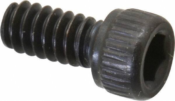Unbrako - #4-40 UNC Hex Socket Drive, Socket Cap Screw - Alloy Steel, Black Oxide Finish, 1/4" Length Under Head - Apex Tool & Supply
