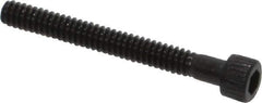 Unbrako - #4-40 UNC Hex Socket Drive, Socket Cap Screw - Alloy Steel, Black Oxide Finish, 1" Length Under Head - Apex Tool & Supply