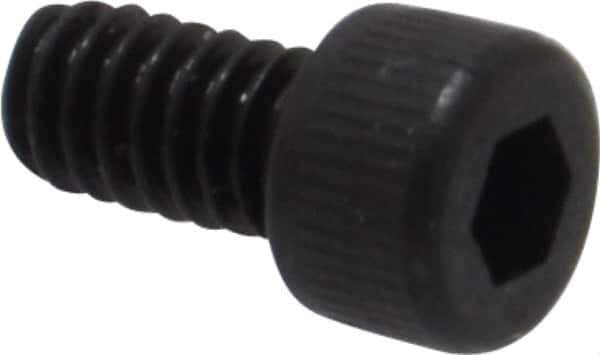 Unbrako - #5-40 UNC Hex Socket Drive, Socket Cap Screw - Alloy Steel, Black Oxide Finish, 1/4" Length Under Head - Apex Tool & Supply