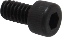 Unbrako - #5-40 UNC Hex Socket Drive, Socket Cap Screw - Alloy Steel, Black Oxide Finish, 1/4" Length Under Head - Apex Tool & Supply